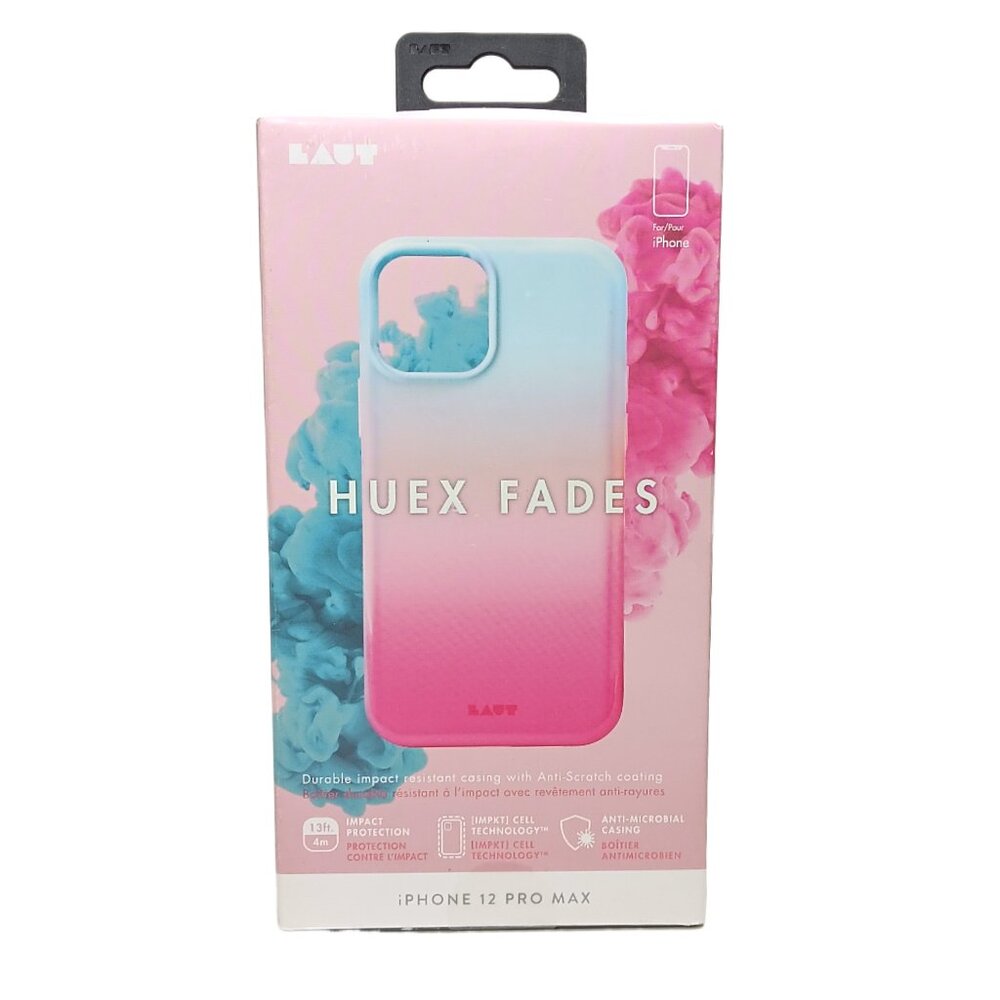 Huex Fades Phone Case For iPhone 12 Pro Max Pastel Colors Ombre Charging New